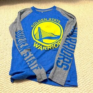 Golden State Warriors Long Sleeve T Shirt Size 8